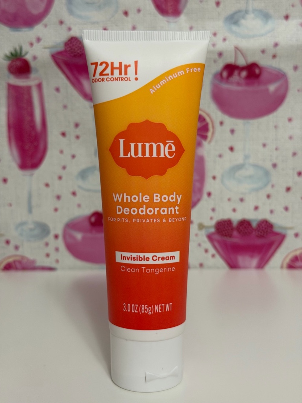 Lumē Whole Body Deodorant - Clean Tangerine (Orange)